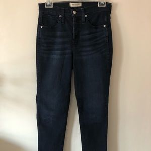 Madewell Stovepipe Dark Wash Jeans 25